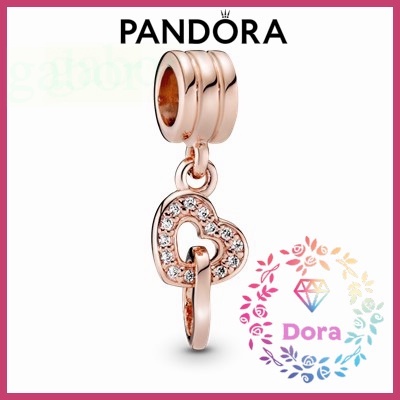 Dora Shop❤ Pandora 潘朵拉 互鎖的心吊飾 簡約 輕奢781242CZ