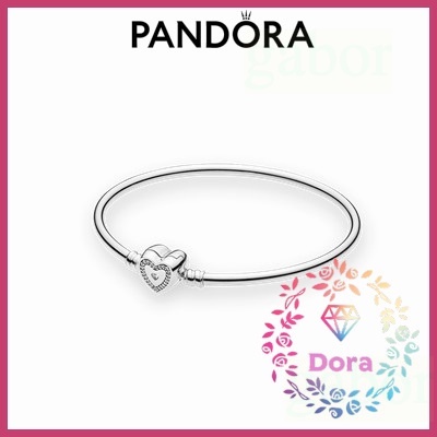 Dora Shop❤ Pandora潘朵拉 Wishful Heart Moments 銀手鐲  情侶590729CZ