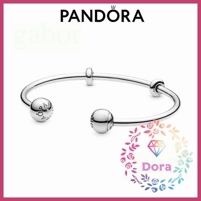 Dora Shop❤ Pandora潘朵拉 開圈手鐲  情侶 祝福 輕奢 情人節 禮物 596477