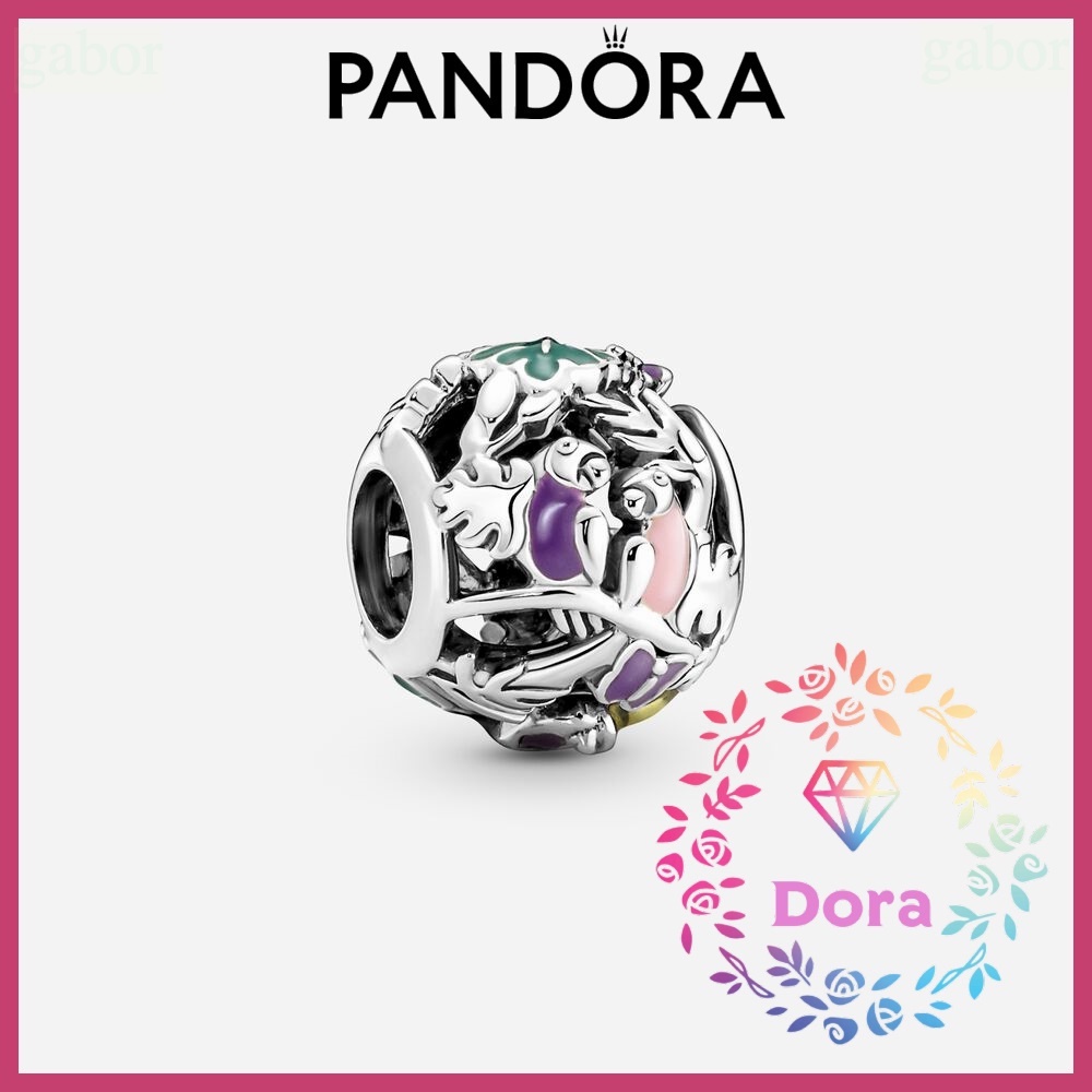 Dora Shop❤ Pandora 潘朵拉 叢林生物與樹葉串飾  情侶 情人節 禮物791620C01