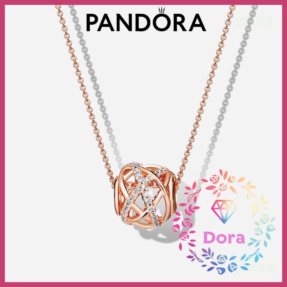 Dora Shop❤ Pandora 潘朵拉 鏤空銀河項鍊  情侶 祝福 情人節 禮物ZT0128