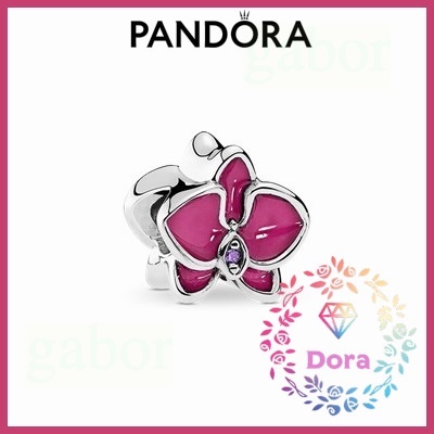 Dora Shop❤ Pandora 潘朵拉 蘭花串飾 簡約 情侶 祝福 輕奢 情人節792074EN69