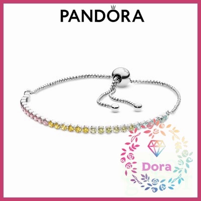 Dora Shop❤ Pandora潘朵拉 網球手鍊  情侶 祝福 輕奢 情人節 禮物590524PCZMX