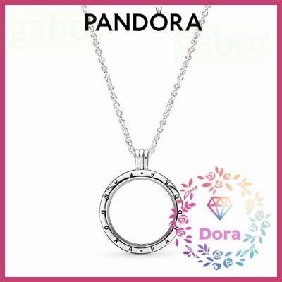 Dora Shop❤ Pandora潘朵拉 徽標吊墜項鍊  情侶 祝福 輕奢 情人節 禮物590530-75