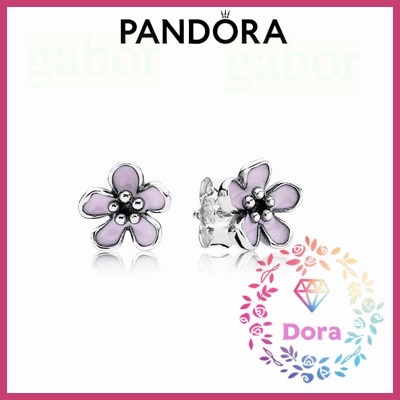 Dora Shop❤ Pandora 潘朵拉 粉色櫻花花朵耳釘  情侶 祝福 輕奢 情人節 禮物290537EN40