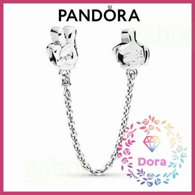 Dora Shop❤ Pandora 潘朵拉 米奇手勢安全鏈  簡約 情侶 祝福 輕奢 情人節797172