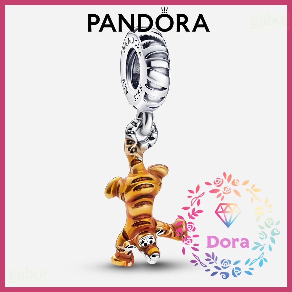 Dora Shop❤Pandora潘朵拉 現貨 迪士尼小熊維尼跳跳虎吊飾 情侶 情人節 禮物792213C01