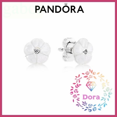 Dora Shop❤ Pandora 潘朵拉 夜光花卉耳釘  情侶 祝福 輕奢 情人節 禮物290698MOP