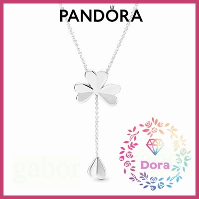 Dora Shop❤ Pandora潘朵拉 幸運四葉草 Y 形項鍊 愛情 情侶 祝福 情人節 禮物3397925-70