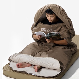 成人睡袋 可伸手露營被子 戶外露營午休加寬保暖睡袋 加厚拼接睡袋