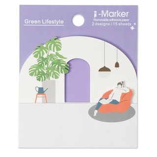 i-Marker植物生活便利貼/ 龜背芋 eslite誠品