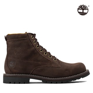 Timberland 男款深咖啡色Redwood Falls全粒面皮革防水靴|A44P9V13