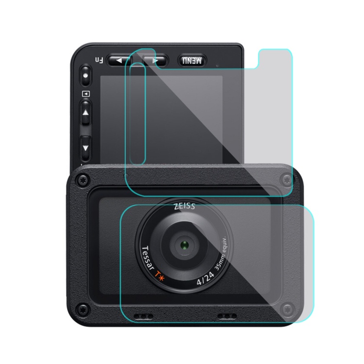 Puluz 前置鏡頭和後置 LCD 顯示屏柔性防指紋 AF 高清膜適用於索尼 RX0 II / RX0