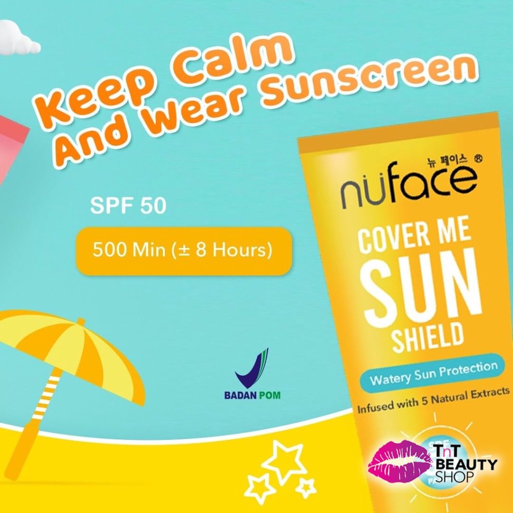 Tntbeautystore Nuface Cover Me Sun Shield SPF 50 PA Nuface 防
