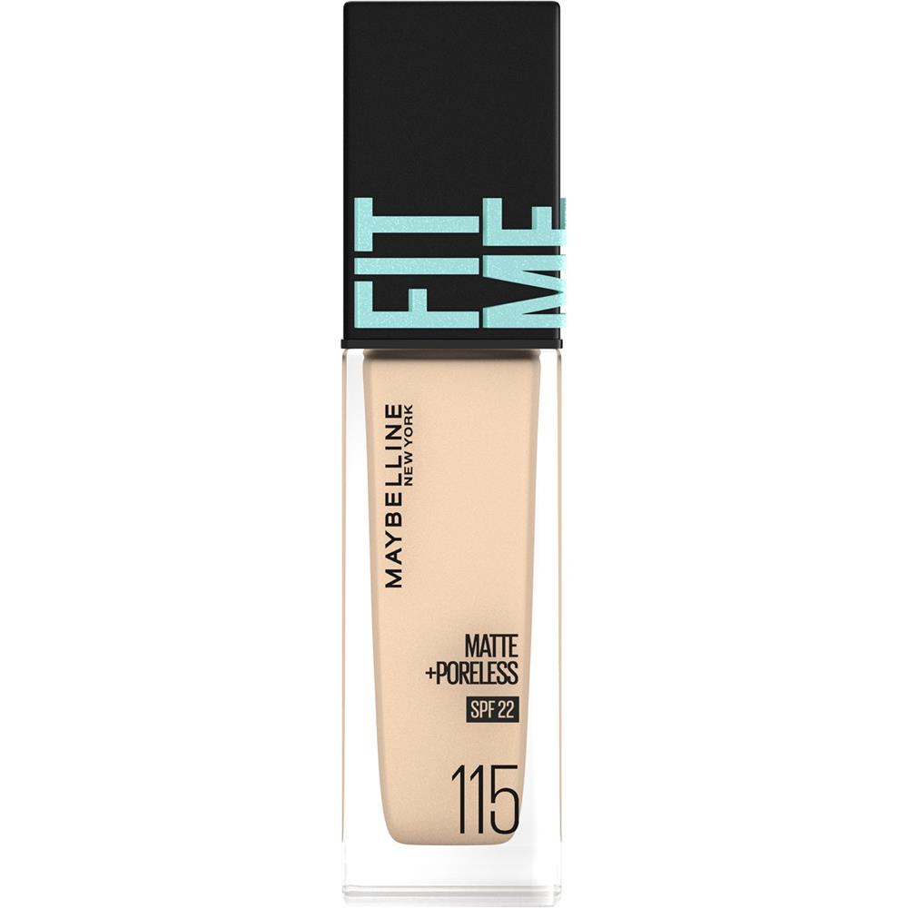 MAYBELLINE媚比琳FIT ME反孔特霧粉底液 SPF22 115