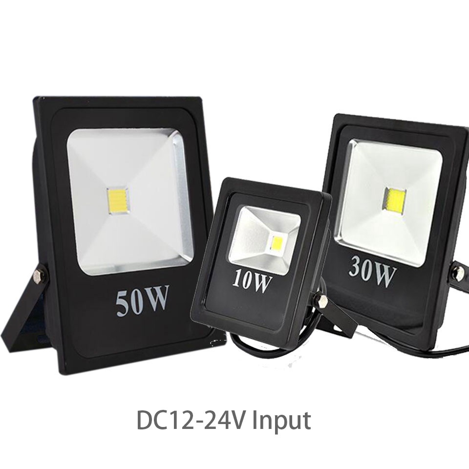 Gd 12V LED 泛光燈 10W 20W 30W 50W IP65 戶外 DC12-24V LED 射燈 IP65