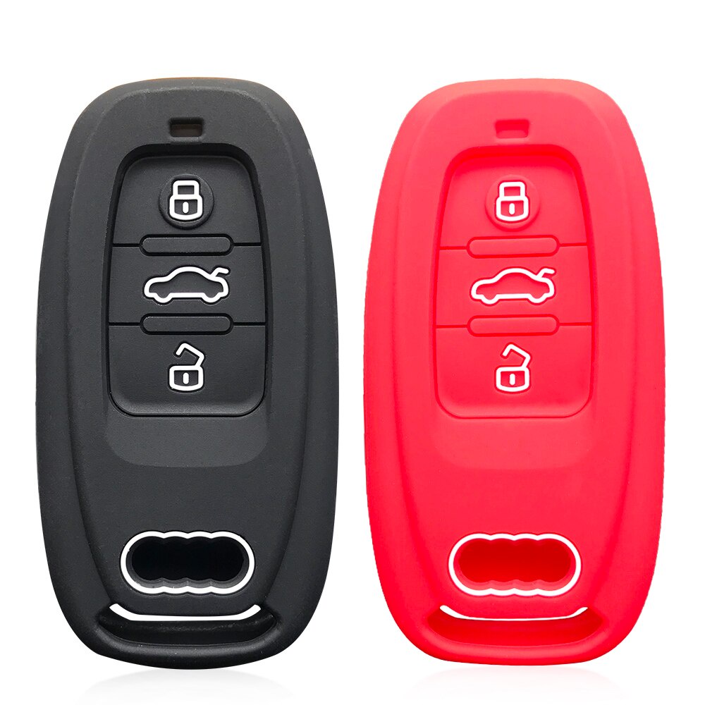 全新汽車遙控智能鑰匙蓋遙控盒外殼適用於奧迪 A1 A3 A4 A5 A6 A7 A8 Quattro Q3 Q5 Q7
