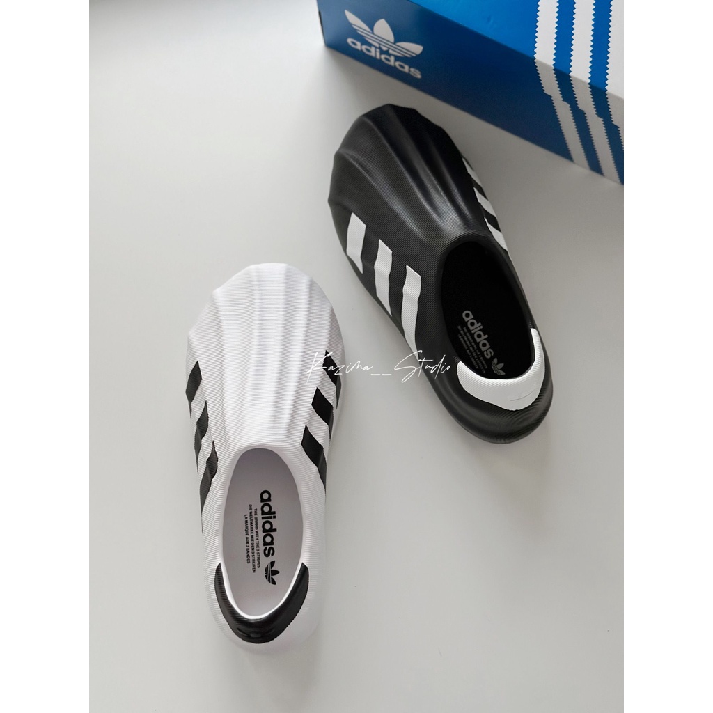 Kazima｜現貨 愛迪達 Adidas adiFOM Superstar 防水 膠鞋 黑白 白黑 貝殼鞋 IG0242