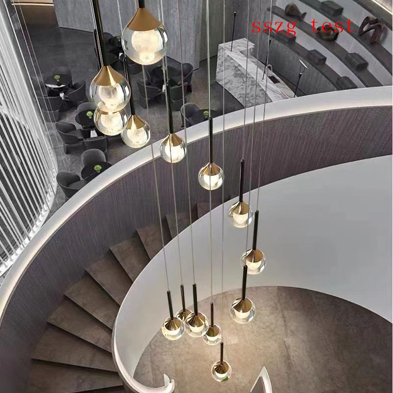 2023 Led Lamp水晶球吊燈輕奢臥室床頭餐廳燈北歐創意吧檯藝術設計師月球水母燈
