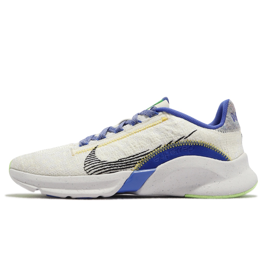 Nike 訓練鞋 Wmns Superrep Go 3 NN FK 白 藍 女鞋 運動鞋【ACS】 DH3393-102