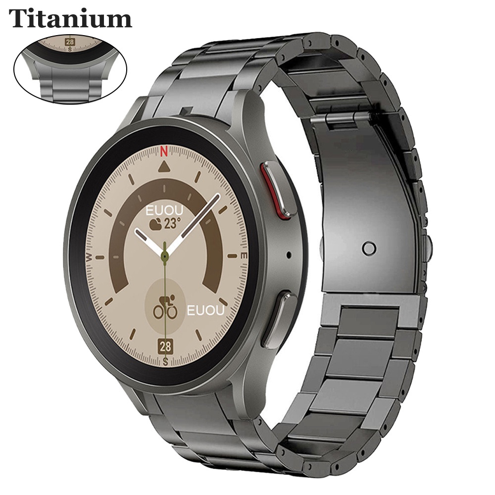 鈦金屬錶帶適用於SAMSUNG Galaxy Watch 6 43mm47mm金屬腕帶 Watch5/6 40 44mm