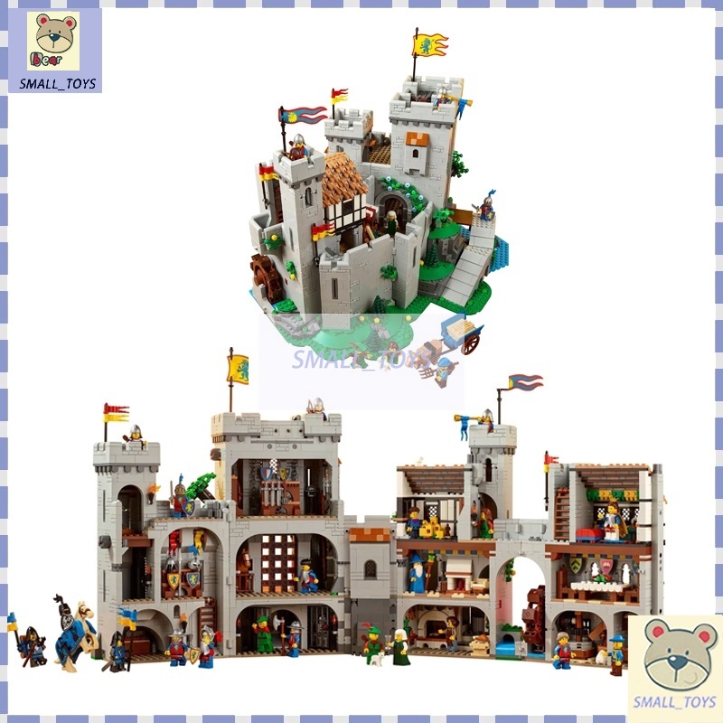 創意系列獅子王城堡中世紀建築10305積木模型男孩女孩玩具擺件禮物