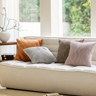 現代簡約荷蘭絨抱枕北歐波浪皺紋靠墊客廳沙發床頭抱枕枕套