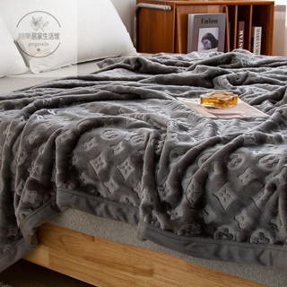 北歐風 輕奢風 法蘭絨毯 毛毯 被子 辦公室午睡毯 冬季加厚毯子 沙發蓋毯 懶人毯 空調毯 雙人毯子 毯子 舒適裸睡