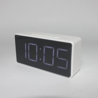 意式簡新款簡約電子鐘LED鬧鐘床頭鍾學生鬧鐘鏡面鍾8039