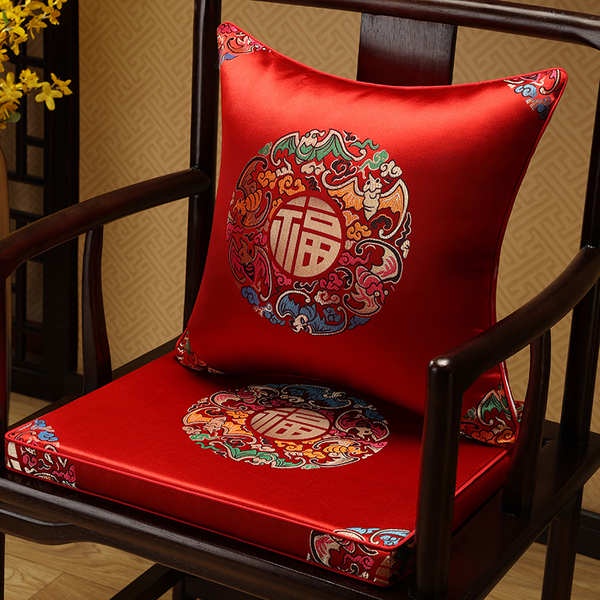 ⚡ 【新品~】💖 中式紅木沙發墊坐墊實木傢俱木凳子茶桌椅墊茶椅座墊椅子墊子