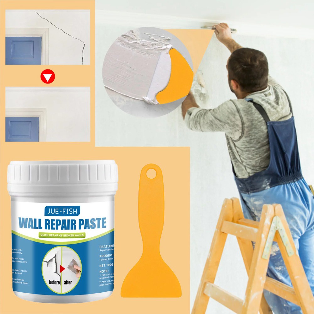 Chibel Wall Touch Up Cream Drywall Repair Kit 牆壁修復膏牆壁修復膏用於裂縫