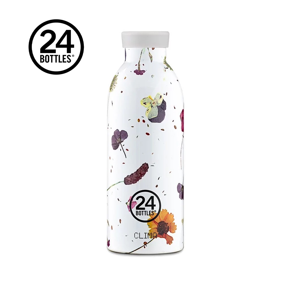 義大利24Bottles - 不鏽鋼雙層保溫瓶 500ml( 附濾茶器 ) 3款任選