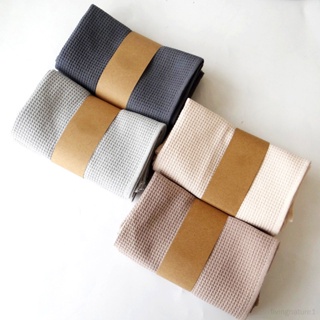 100%純棉餐巾 華夫格編織設計茶巾 抹布多用途廚房毛巾