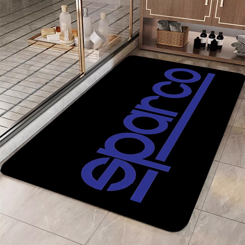 S-Sparco房子入口墊客廳墊家庭可洗防滑廚房地毯訂製地毯地毯地毯浴腳祈禱門