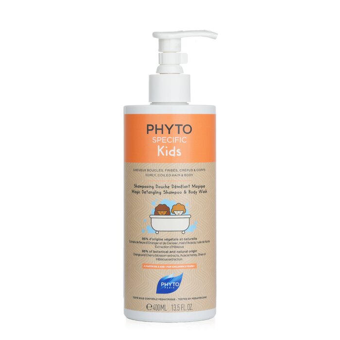 髮朵 - Phyto Specific 兒童魔法解結洗髮露及沐浴露 - 曲髮、捲髮和身體（適合 3 歲以上兒童）