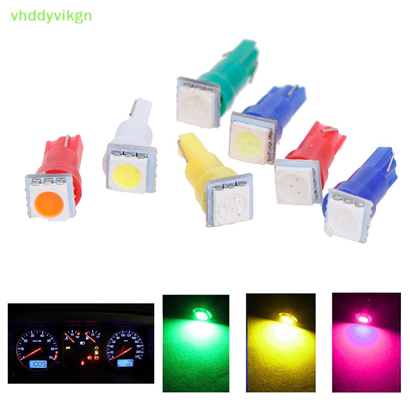 Vhdd 50件 LED T5 5050 儀表燈泡 24V DC LED 汽車自動儀表燈 TW
