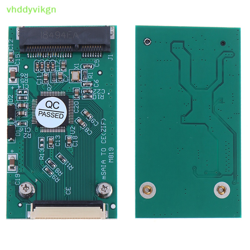 Vhdd 1.8" Mini mSATA 件I-E SSD 轉 40Pin ZIF 卡 CE 電纜適配器轉換器 TW