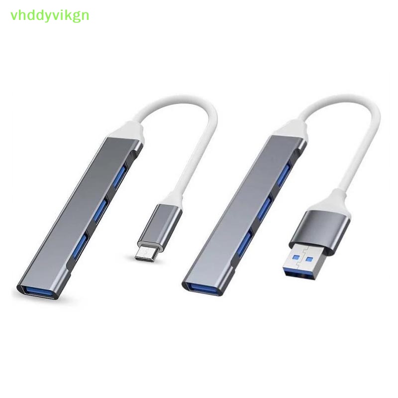 Vhdd USB C HUB 3.0 Type C 3.1 4 端口多分配器適配器 OTG 用於 件 電腦 TW