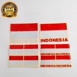 Merah PUTIH 最佳品質紅白印尼國旗切割貼紙