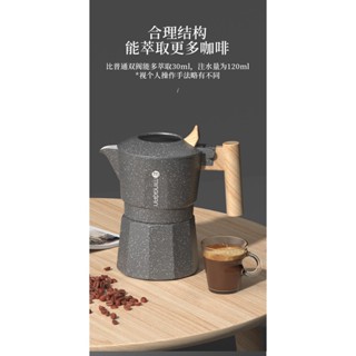 低價熱賣 鳴感雙閥摩卡壺增壓咖啡壺家用復古歐式戶外露營意式濃縮咖啡器具