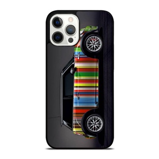 Mini Cooper Paul Smith 手機殼防摔保護套 TPU 適用於 IPhone XR XS 12 13 1