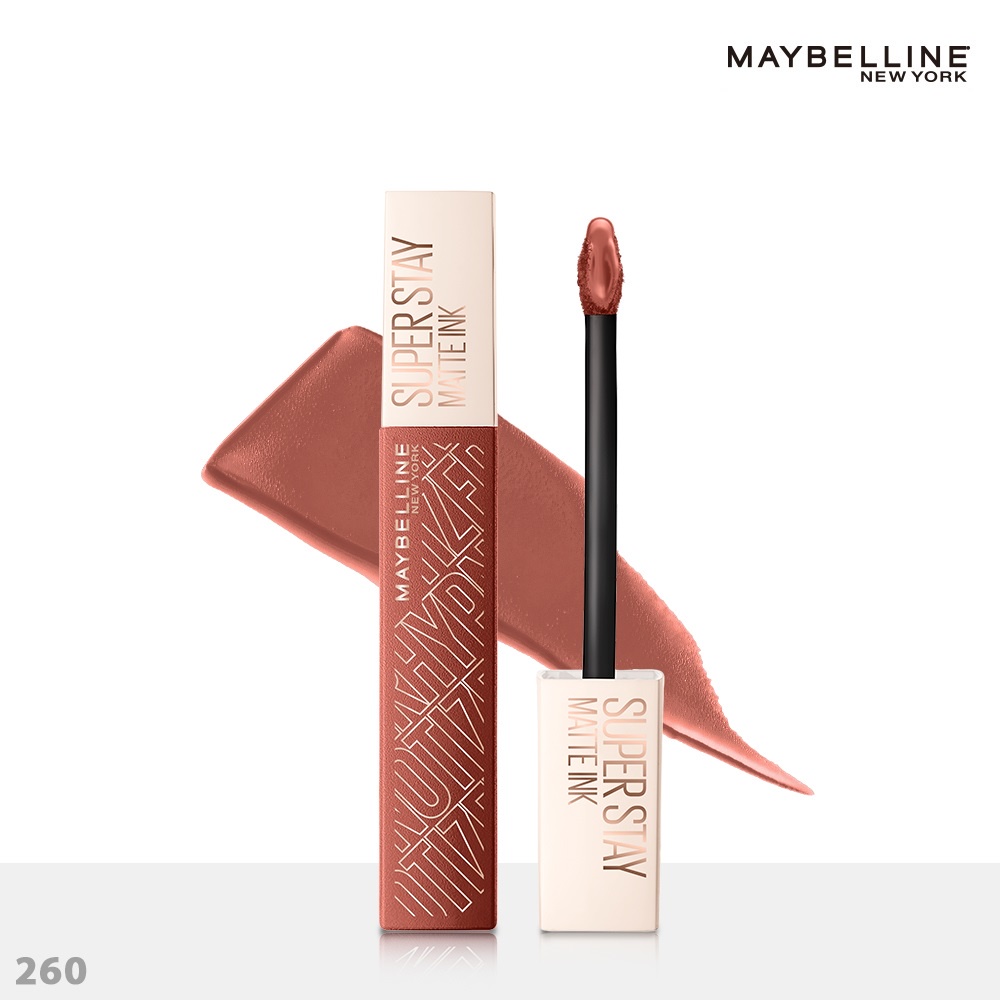 MAYBELLINE 媚比琳超持久霧感液態唇膏 260 壞壞蜜桃