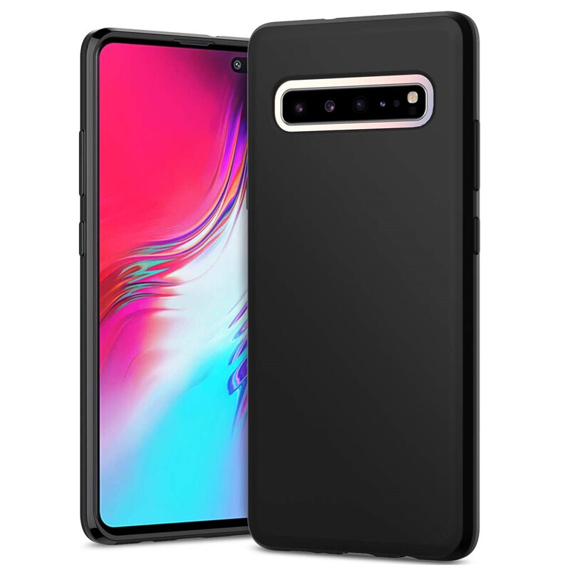 SAMSUNG 適用於三星 Galaxy S10 5G 6.7 英寸 SM-G977B 膚感修身靈活柔軟液體矽膠啞光保護