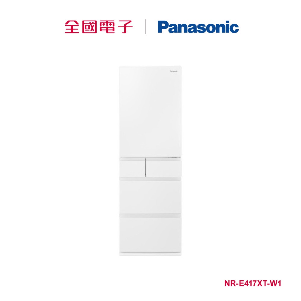 Panasonic日本製406公升鋼板冰箱-白  NR-E417XT-W1 【全國電子】