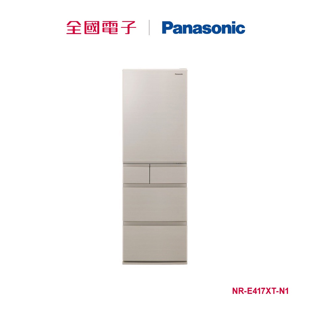 Panasonic日本製406公升鋼板冰箱-金  NR-E417XT-N1 【全國電子】