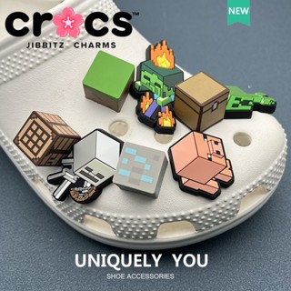 Minecraft crocs 鞋釦 金屬洞洞鞋鞋釦 鞋飾 洞洞鞋配件 卡通可愛裝飾釦
