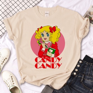 Candy Candy Candy top 女性設計師上衣女孩動漫衣服