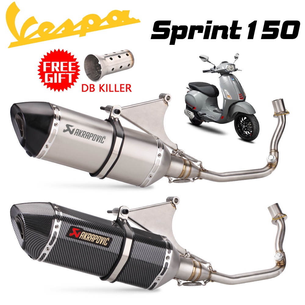 Vespa Sprint Primavera 150 125 2017-2020 年全排氣系統改装