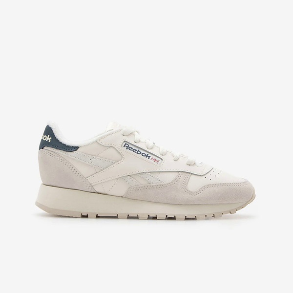 Reebok Classic Leather 男女 休閒鞋 運動 經典 復古 麂皮 皮革 米 藍 [100032773]