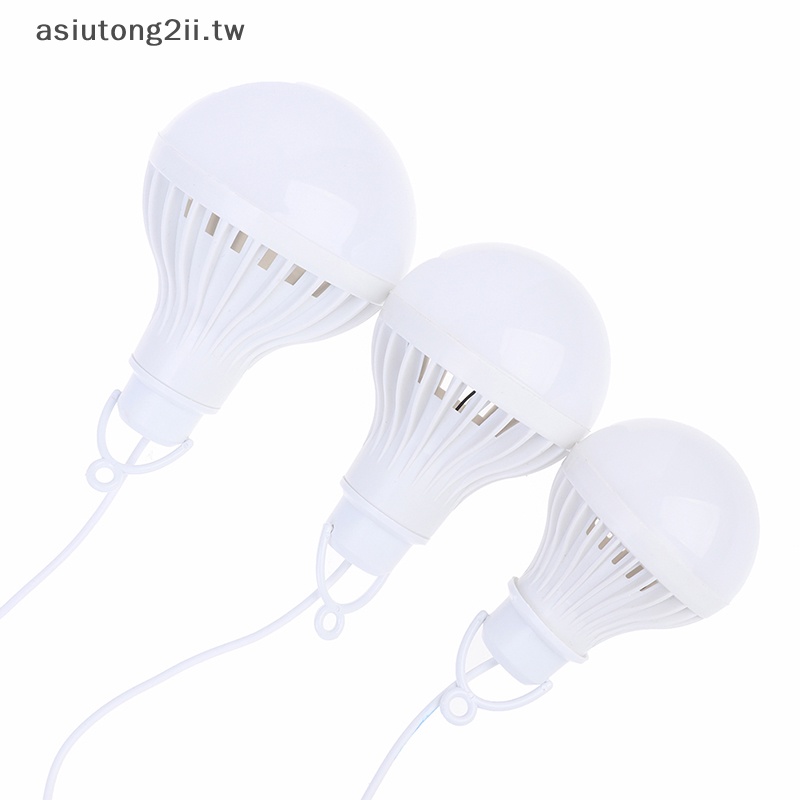 [asiutong2ii] 5v 3W-12W USB 燈泡便攜式燈 LED 用於遠足野營帳篷旅行工作 [TW]